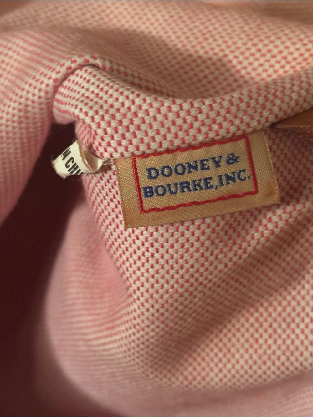 DOONEY & BOURKE MONOGRAM CANVAS KRISTEN TOTE